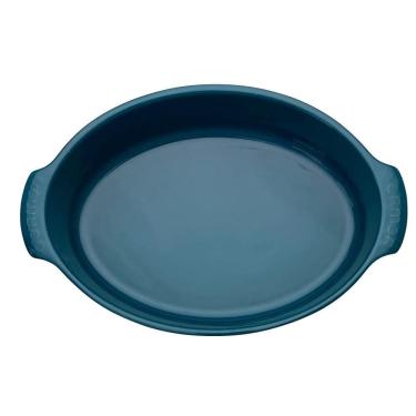 Imagem de Forma Oval Travessa Refratária 32,5 cm Verdigris 1,8 L
