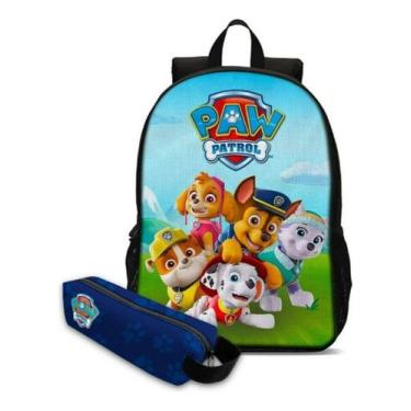 Imagem de Mochila Escolar Com Estojo Infantil Patrulha Canina  - Use Thuco, PATR