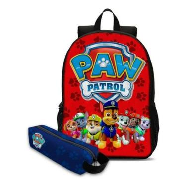 Imagem de Mochila Escolar Com Estojo Infantil Patrulha Canina  - Use Thuco, MSE0