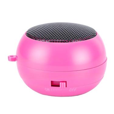 Imagem de Fockety Mini Alto-falante, Alto-falante Externo Recarregável USB para Hambúrguer, Mini Retrátil para Smartphones, Laptop, Tablet, MP4, MP3 Player, Celular