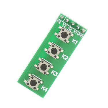 Imagem de Cosiki Módulo de Interruptor de Botão de Desempenho Estável de 4 Teclas para Mini Placa de Ensaio que Liga até AVR ARM PIC para Projetos