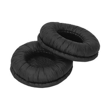 Imagem de Cryfokt Capa de Almofada para Fones de Ouvido, Durável, 55mm, para Substituição, Esponja de Memória Macia para Ajuste Perfeito, 2 Peças para Melhor Isolamento de Som