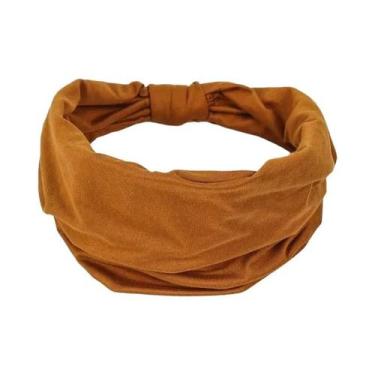 Imagem de Faixa De Cabelo Larga Feminina Com Laço Para Maquiagem, Esportes, Corr