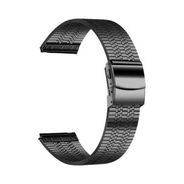 Imagem de Pulseira De Aço Inoxidável 20mm 22mm Para Huami Amazfit Balance Bip Ac