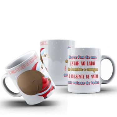 Imagem de Caneca Natal Papai Noel Diversas Estampas Porcelana 325ml (MOD15)
