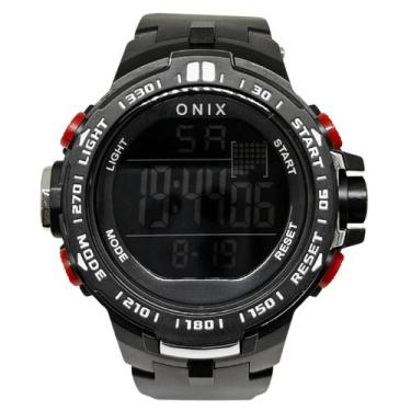 Imagem de Relógio Masculino Onix Digital IT-379H Preto e Vermelho