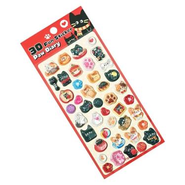 Imagem de Adesivos de Desenhos Animados | Etiquetas para Diário | Autocolante em Relevo,Para Decorar Smartphone Diario Aniversario Material Escolar Sala de Aula Negocios Professor Escola