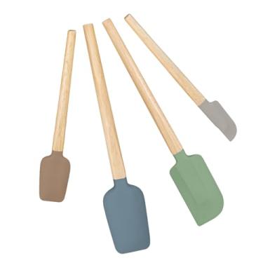 Imagem de Espátula de silicone colorida, 5 peças