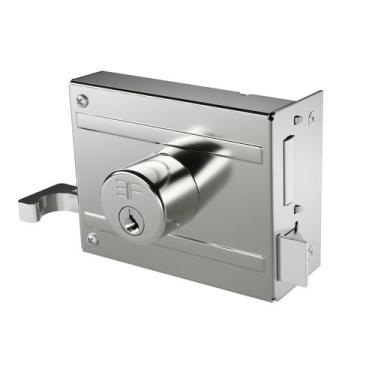 Imagem de Fechadura Externa de Sobrepor para Portão Aço Inox 1130INX 3F