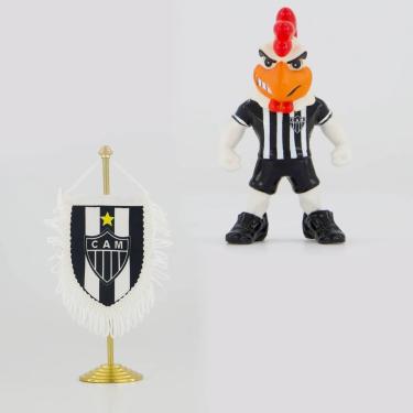 Imagem de Kit Atlético Mineiro Mascote e Estandarte de Mesa-Unissex