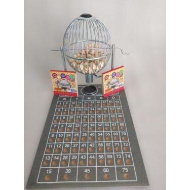 Imagem de Jogo Globo BINGO N2 1 a 75 CROMADO + 200 cartelas