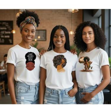 Imagem de Camiseta Feminina Basica / Blusinha Feminina Classica - Rainha Turbant