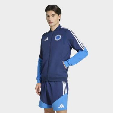 Imagem de Jaqueta Cruzeiro 26/27 Apresentacão Adidas Masculina, Azul, M