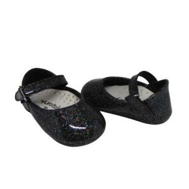 Imagem de Sapato de Bebe Sapatilha Salomé Casual Batizado Infantil Menina RN Man