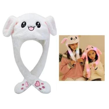 Imagem de Chapéu de Orelha de Coelho Brinquedo de Pelúcia com LED - Casa Voiréti