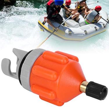 Imagem de Akozon 2 Unidades de Cabeças Adaptadoras de Inflador de Bomba de Ar para Prancha de Surf, Prancha de Remo e Canoagem - Compatível Com Barcos Infláveis, Jangadas e Caiaques (Laranja)