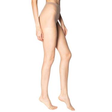 Imagem de Meia-Calça Invisível Fio 6 Loba Lupo 5870-002, Pó de arroz, M