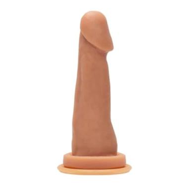 Imagem de Prótese Maciça Com Ventosa 16 X 4,7Cm Brinquedo Adulto Realista Dildo Consolador MVN09 (NATURAL)