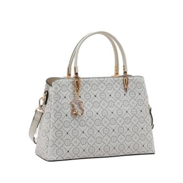 Imagem de Bolsa Feminina Classic Cristal Estruturada Casual - Chenson 3485354 Bege
