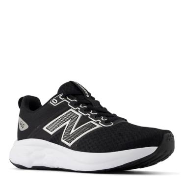 Imagem de New Balance Tênis de corrida feminino 460 V4, Preto/prata metálico, 35