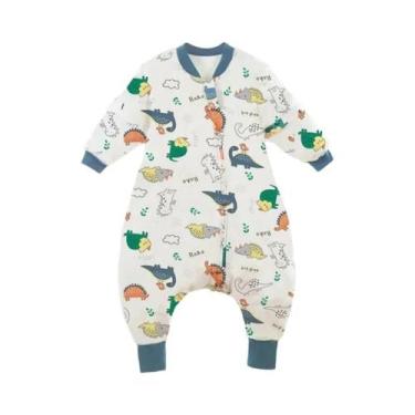 Imagem de Saco De Dormir Infantil Unissex Com Pernas Separadas E Mangas Removíve