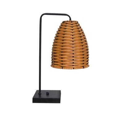 Imagem de Abajur De Mesa Cúpula Junco Areia