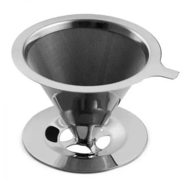 Imagem de Filtro Para Café Reutilizável Inox 13.5 Cm - Mimo Style - Af19288