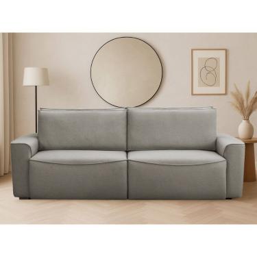 Imagem de Sofa 3 Lugares Retratil e Reclinavel Veludo Nobile Ferguile