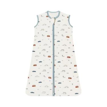 Imagem de Saco De Dormir De Algodão Para Bebês, Colete Anti-Susto Para Recém-Nas