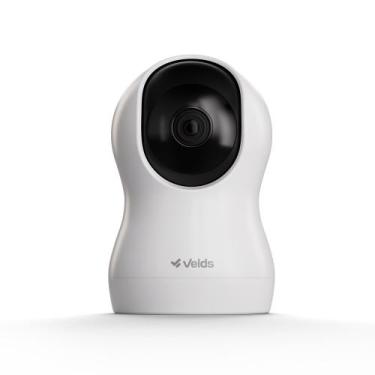 Imagem de Câmera de Segurança Wifi 360 Velds, 2K Visão Noturna e Rastreamento de