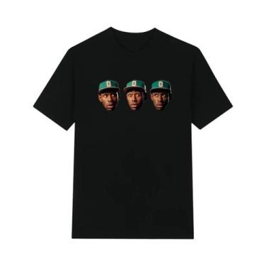 Imagem de Camiseta Feminina Retrô Tyler the Creator Cactus Jack Hip Hop Rap De V