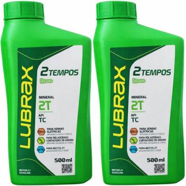 Imagem de Oleo 2 Tempos Sae30 Motosserra, Cortador Grama Lubrax 1 Lt