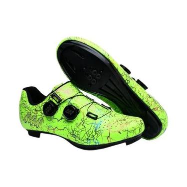 Imagem de Sapatos De Ciclismo Respiráveis SPD Para Homens E Mulheres Com Fecho D