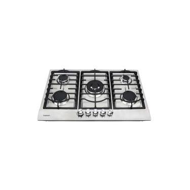 Imagem de COOKTOP CUISINART CASUAL A GÁS 75CM COM 5 QUEIMADORES EM AÇO INOX 220V 4093180002