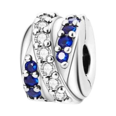 Imagem de Pulseira Feminina De Prata Esterlina 925 Com Pingente De Coração E Con