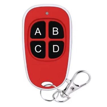 Imagem de Controle para Portao 433Mhz compativel com PPA RCG GAREN Unystem AGL Intelbras Cronnos (Codigo Fixo) - CONCHA VERMELHO