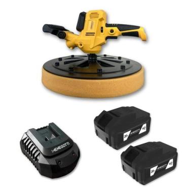 Imagem de Desempenadeira Menegotti MDI 20V Com Bateria 4Ah Massa Corrida e Reboc