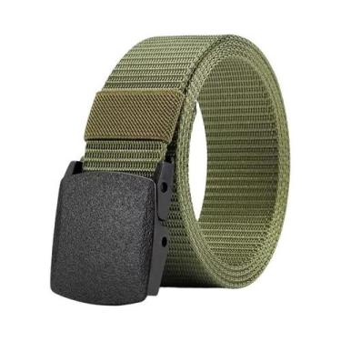 Imagem de Cinto Tático Casual Masculino Em Lona De Nylon Para Treinamento Esport