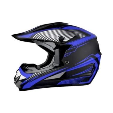 Imagem de Capacete Infantil De Motocross Shark Para Moto Off-Road E ATV - Acessó