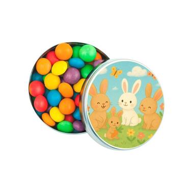 Imagem de Kit 30 Latinhas Lembrancinhas Coelhinhos