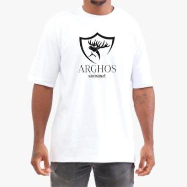 Imagem de Camiseta Oversized Masculina com Gola Alta Algodão 100% Premium e Conforto Impecável-Masculino