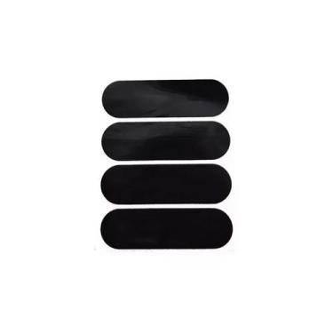 Imagem de Kit Adesivos Refletivo Capacete Polivisor Preto, Preto