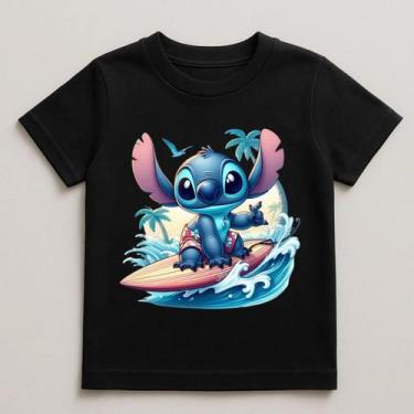 Imagem de Camiseta Infantil Desenho Stitch 100% Algodao Modelo 1 - Mil Camisetas