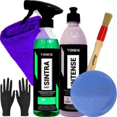 Imagem de Kit sintra fast limpador apc plastico interno + intense vonixx