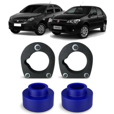 Imagem de Kit Lift Completo Dianteiro Traseiro 3cm Siena Palio Fire - Borfix