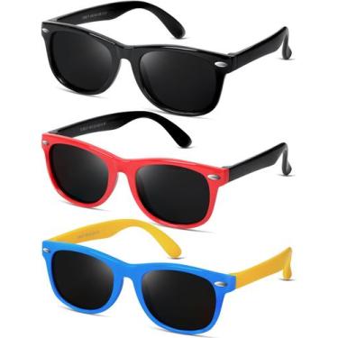 Imagem de Óculos de Sol BEALER Infantil Polarizados Proteção UV400 Idade 3-9