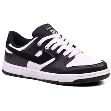 Imagem de Tênis Redikal Skatista Urbano - Masculino - Branco preto -, Branco pre