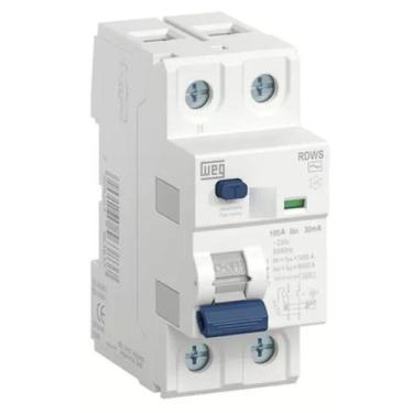 Imagem de Interruptor Diferencial Dr Rdws 40a 30ma 2p Bipolar Weg, Branco
