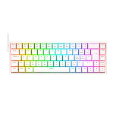 Imagem de Teclado mecanico gamer castor rgb switch brown redragon k631w-rgb bran