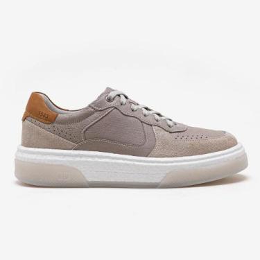 Imagem de Sapatenis democrata denim beat pulse ref 623101 masculino, Branco off,